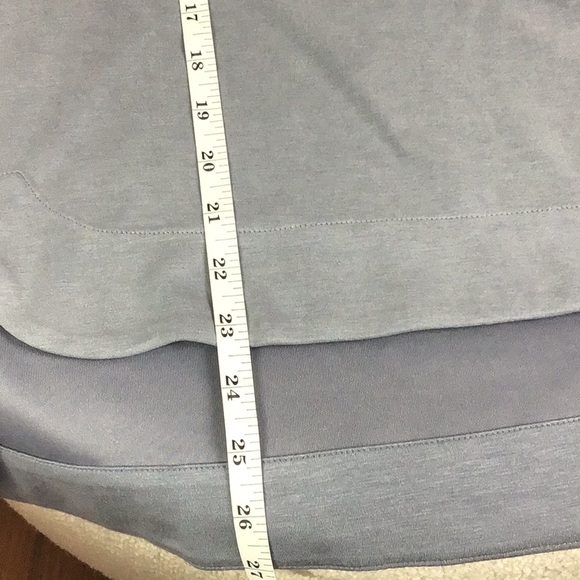 VGUC Athleta Seasoft Scoop Neck Bluish gray Sweatshirt Women’s Small - Picture 13 of 13